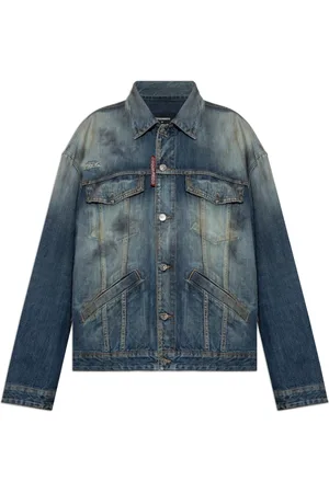 Dsquared2 Jassen, Dames, Blauw, 2Xs, Denim, Denim Jacket