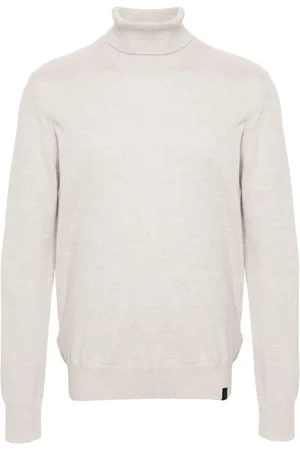FAY Truien, Heren, Grijs, S, Wol, Dolcevita Turtleneck Truien