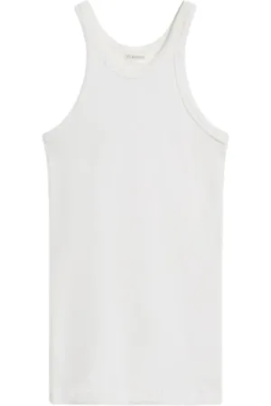 Sportmax Tops, Dames, Wit, L, Katoen, Nastie Tank Top
