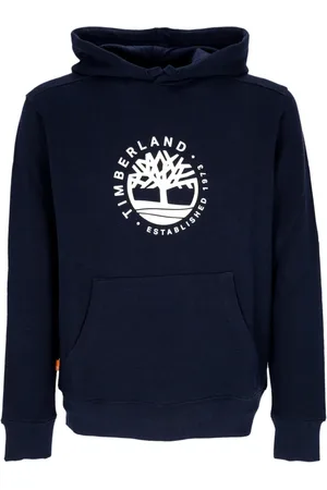 Timberland Sweatshirts & Hoodies, Heren, Blauw, M, Katoen, Lichtgewicht Hoodie