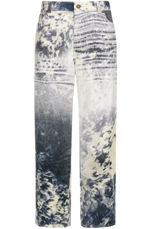 Roberto Cavalli Jeans, Dames, Veelkleurig, M, Katoen, Appaloosa Print Jeans
