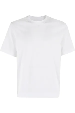 Circolo Tops, Heren, Wit, S, Katoen, Wit Katoenen Jersey T-Shirt