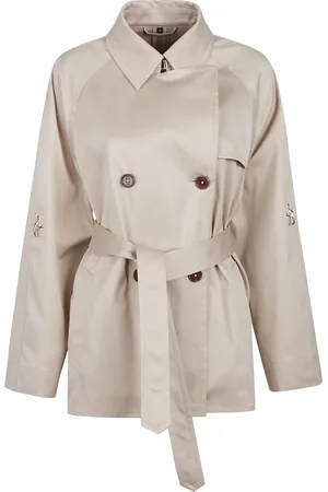 FAY Mantels, Dames, , S, Korte Trenchcoat voor een Urban Stijl