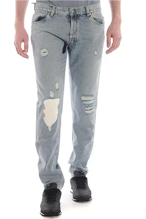 D.A. Daniele Alessandrini Jeans, Heren, Blauw, W29, Katoen, Jeans
