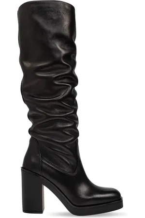 Stuart Weitzman Schoenen, Dames, Zwart, 37 EU, Leer, Heeled Boots Bethenny