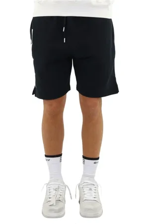 Heron Preston Korte broeken, Heren, Zwart, XL, Katoen, Reg Hpny Sweatshorts