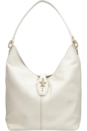 FAY Tassen, Dames, Wit, ONE Size, Leer, Leren Schoudertas