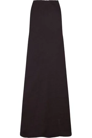 Cortana Rokken, Dames, Bruin, XL, Linnen, Fania Maxi Rok