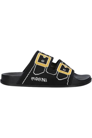 Marni Schoenen, Heren, Zwart, 40 EU, Slippers