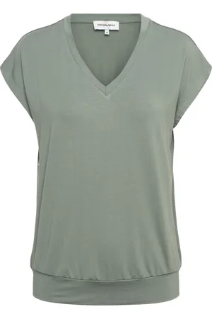 &Co Woman Tops, Dames, Groen, L, Top Lucia Khaki