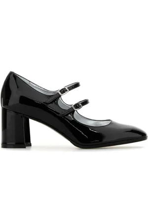 Carel Schoenen, Dames, Zwart, 38 EU, Leer, Alice Pumps 7cm Hak