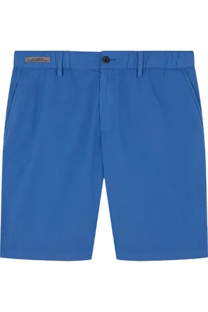 Paul & Shark Korte broeken, Heren, Blauw, 2Xl, Katoen, Katoenen Bermuda Shorts met Elastische Taille