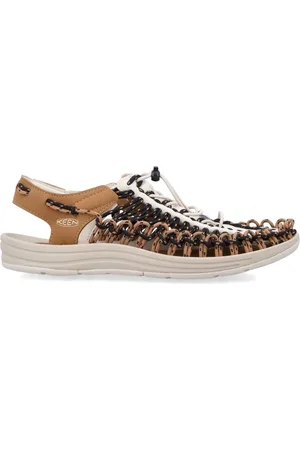 Keen Schoenen, Heren, Veelkleurig, 42 1/2 EU, Sandalen met bungeekoord en gewatteerde tussenzool