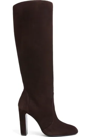 Stuart Weitzman Schoenen, Dames, Zwart, 37 EU, Suède, Hoge laars