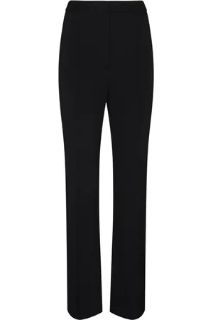Twin-Set Broeken, Dames, Zwart, L, Wijde Zwarte Broek