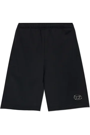 Diesel Korte broeken, Heren, Zwart, S, Katoen, Sweatshorts