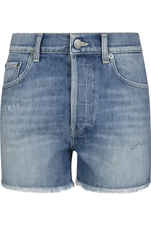 Dondup Korte broeken, Dames, Blauw, W29, Denim, Stella Short Denim