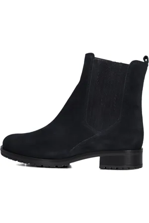 Gabor Schoenen, Dames, Blauw, 42 EU, Blauwe Enkellaarsjes