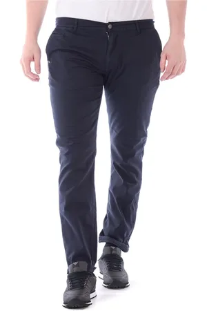 D.A. Daniele Alessandrini Broeken, Heren, Blauw, W33, Katoen, Jeans