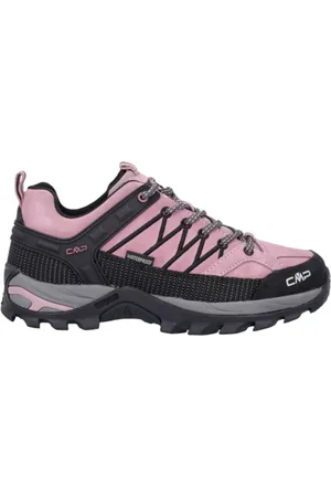 CMP Sport, Dames, Veelkleurig, 37 EU, Leer, Roze Leren Wandelschoenen Waterdicht