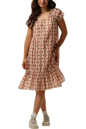 Co`Couture Kleedjes, Dames, Veelkleurig, S, Katoen, Sunrise Crop Egypt Jurk