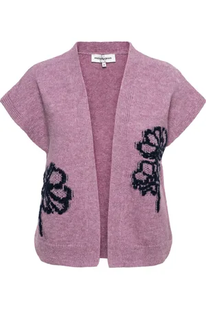 &Co Woman Truien, Dames, Paars, S, Wol, Brissa Vest