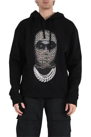 Ih Nom Uh Nit Sweatshirts & Hoodies, Heren, Zwart, L, Katoen, Katoenen hoodie met voorprint