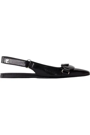 Courrèges Schoenen, Dames, Zwart, 36 EU, Leer, Vinyl Ballerina`s
