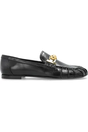 Chloé Schoenen, Dames, Zwart, 39 1/2 EU, Leer, Miles Type Loafers