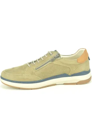 Fluchos Schoenen, Heren, , 42 EU, Taupe Nubuc Sport Schoenen