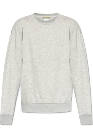 ELEVENTY Sweatshirts & Hoodies, Heren, Grijs, L, Katoen, Sweatshirt met ronde hals