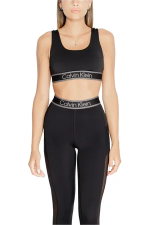 Calvin Klein Sport, Dames, Zwart, S, Polyester, Sportbeha