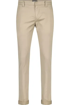 Dondup Broeken, Heren, , W31, Katoen, Katoenen Chino Broek met Stijlvol Design