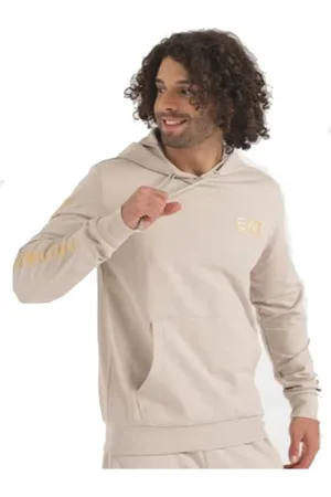 EA7 Sweatshirts & Hoodies, Heren, , XS, Katoen, Sweatshirt - en Goud