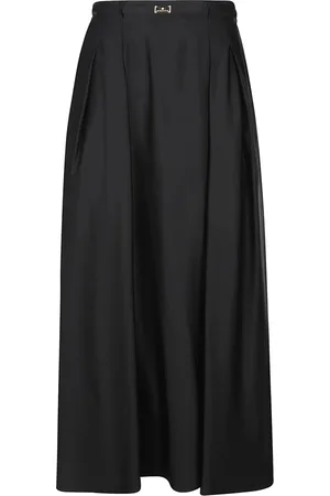 Elisabetta Franchi Rokken, Dames, Zwart, M, Rok met Riem
