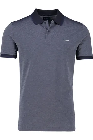 GANT Tops, Heren, Blauw, 5Xl, Katoen, Bonneterie-KM Polo Shirt