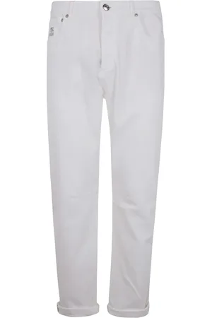 Brunello Cucinelli Jeans, Heren, Grijs, L, Katoen, Jeans