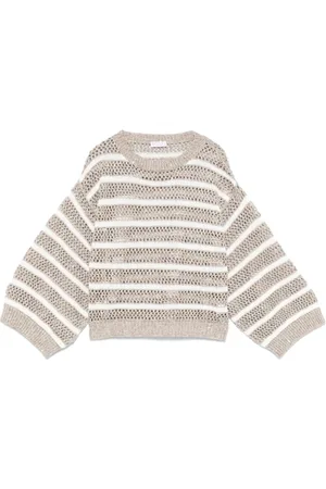 Brunello Cucinelli Truien, Dames, , S, Rondgebreide trui