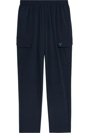 Lyle & Scott Broeken, Heren, Blauw, S, Nylon, Nylon Cargo Broek