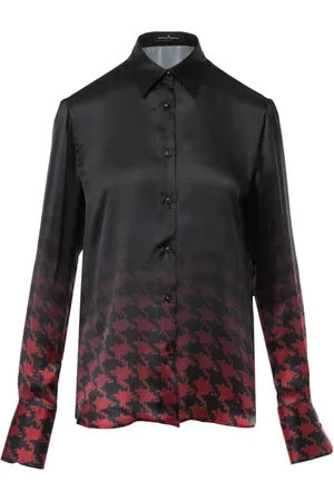 ERMANNO SCERVINO Blouses & Shirts, Dames, Veelkleurig, S, Katoen, Casual overhemd met uniek design