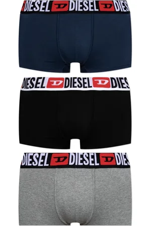 Diesel Ondergoed, Heren, Veelkleurig, L, Katoen, Three-pack boxer briefs