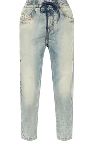 Diesel Jeans, Dames, Blauw, W29, Katoen, Straight Jeans