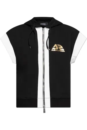 Dsquared2 Sweatshirts & Hoodies, Heren, Zwart, XL, Katoen, Sweatshirts & Hoodies