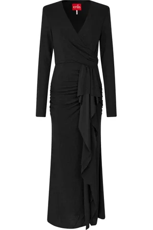 Crās Kleedjes, Dames, Zwart, S, Nylon, Muse Dress