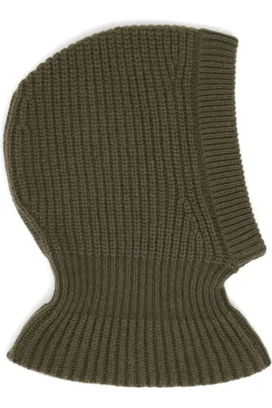 LEMAIRE Accessoires, Heren, Groen, L, Wol, Stijlvolle Kap voor een Modieuze Look