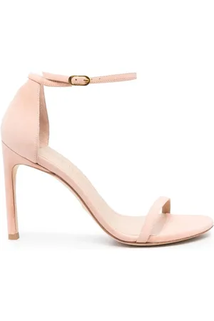 Stuart Weitzman Schoenen, Dames, Roze, 37 EU, Leer, Nudistsong Sandalen
