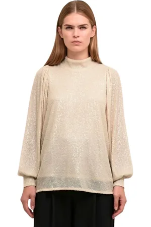 Karen by Simonsen Blouses & Shirts, Dames, , M, Pailletten, Paillettenblouse