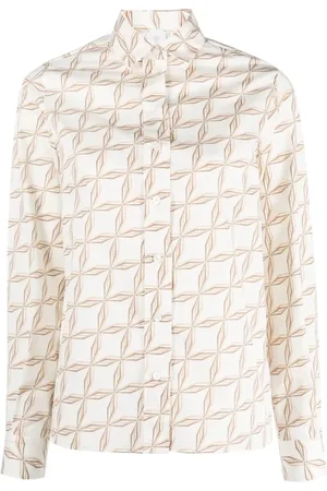 ELEVENTY Blouses & Shirts, Dames, , S, Katoen, Elegante Blouse met Lange Mouwen