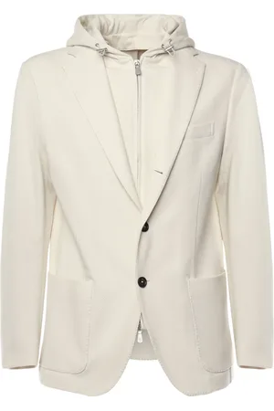 ELEVENTY Jassen, Heren, , M, Katoen, Hooded Single Breasted Jacket