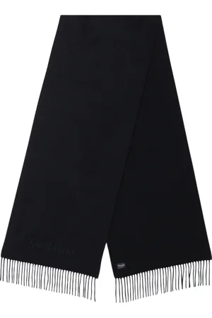 Saint Laurent Accessoires, Heren, Zwart, ONE Size, Stijlvolle Sjaal voor Mannen en Vrouwen